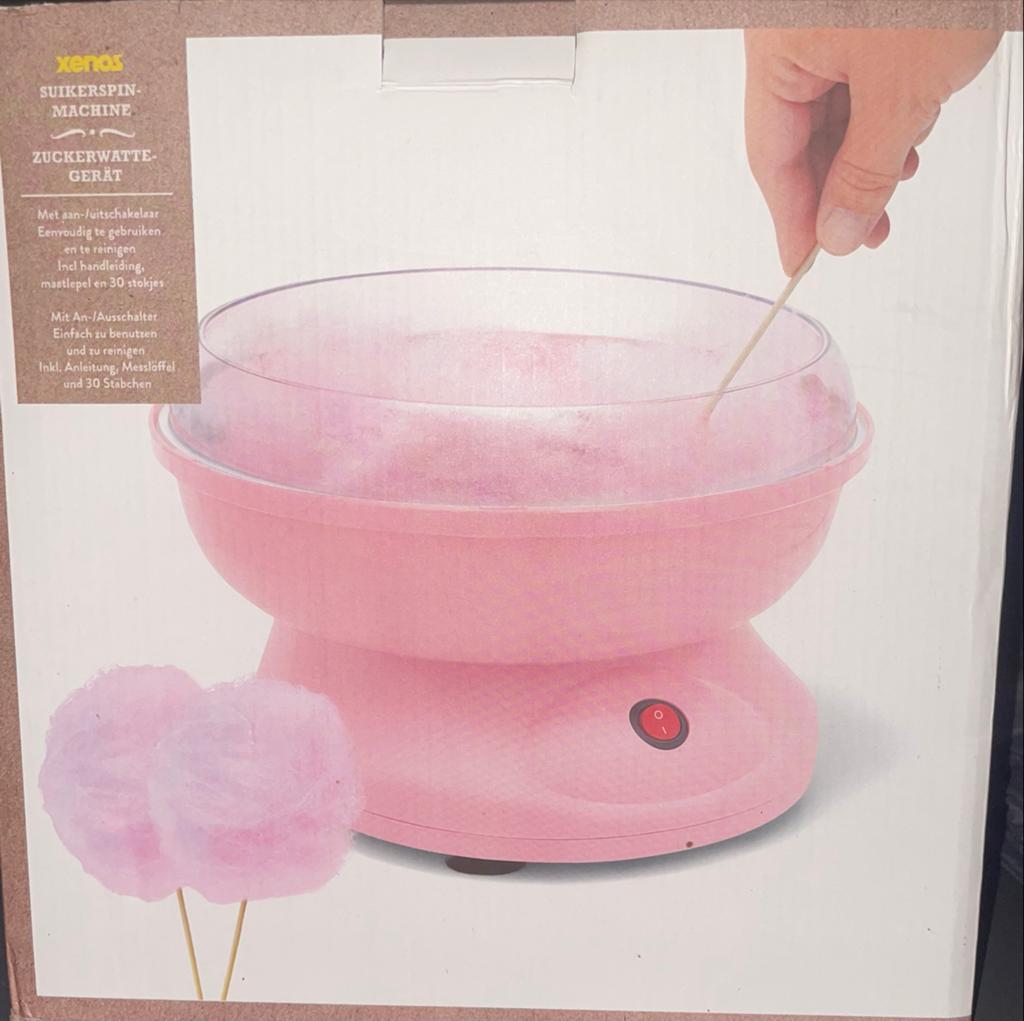 Xenos Suikerspin Machine - Roze Suikerspinapparaat, Ophalen of Verzenden, Nieuw