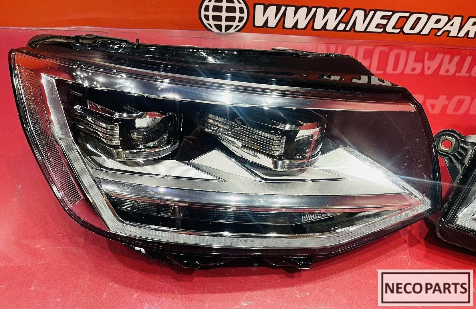 VW TRANSPORTER T6 FULL LED KOPLAMP 7E1941774 COMPLEET, Gebruikt, -, Volkswagen, -