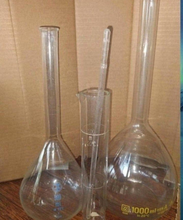 antieke laboratorium flessen, Ophalen of Verzenden