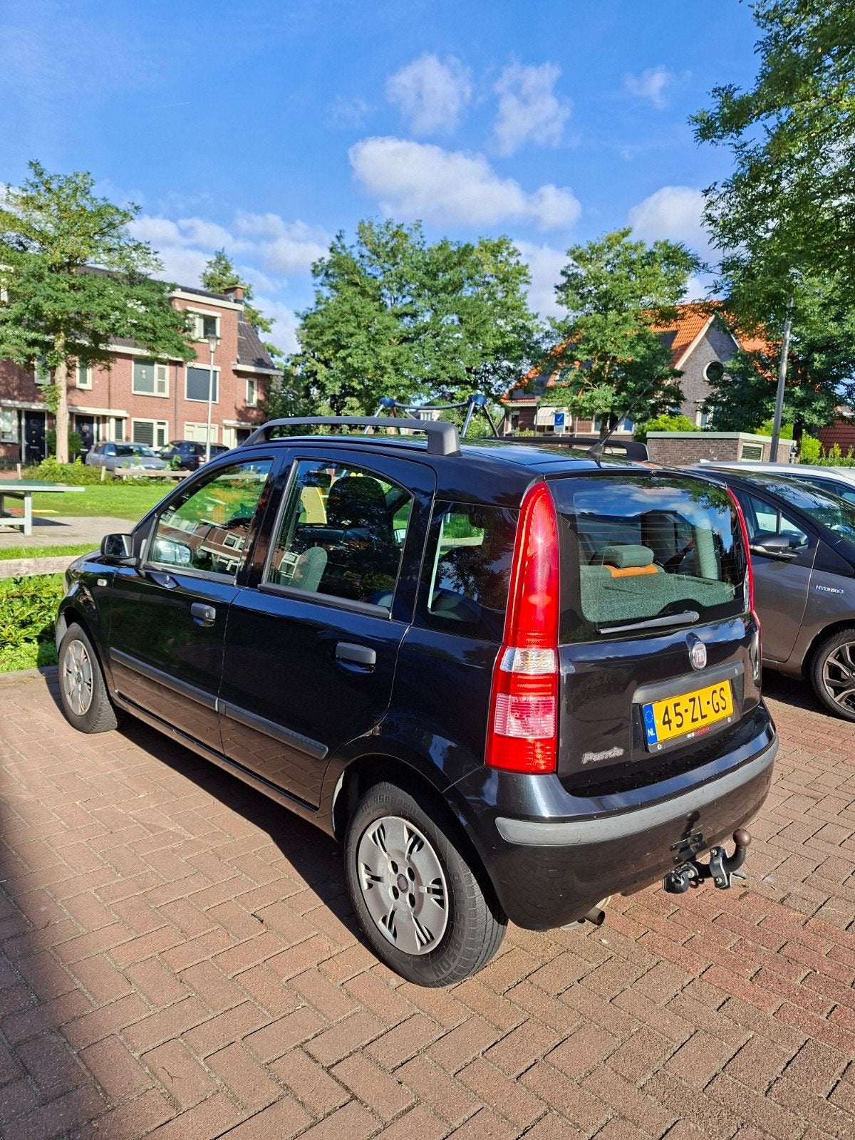 Fiat Panda 1.2 44KW 60PK 2008 Zwart, Voorwielaandrijving, Zwart, Origineel Nederlands, Handgeschakeld