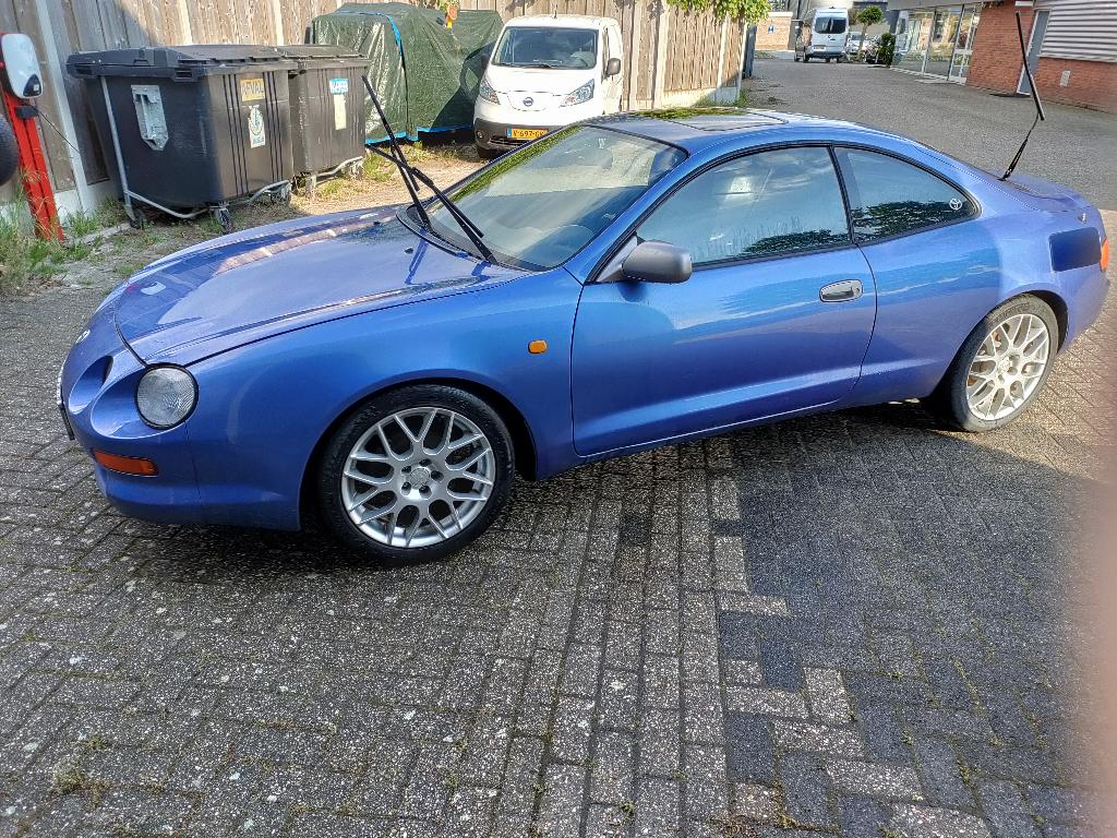 Toyota Celica 1.8 LB 1995 Blauw, Auto's, Toyota, Voorwielaandrijving, 1250 kg, 4 cilinders, 1070 kg