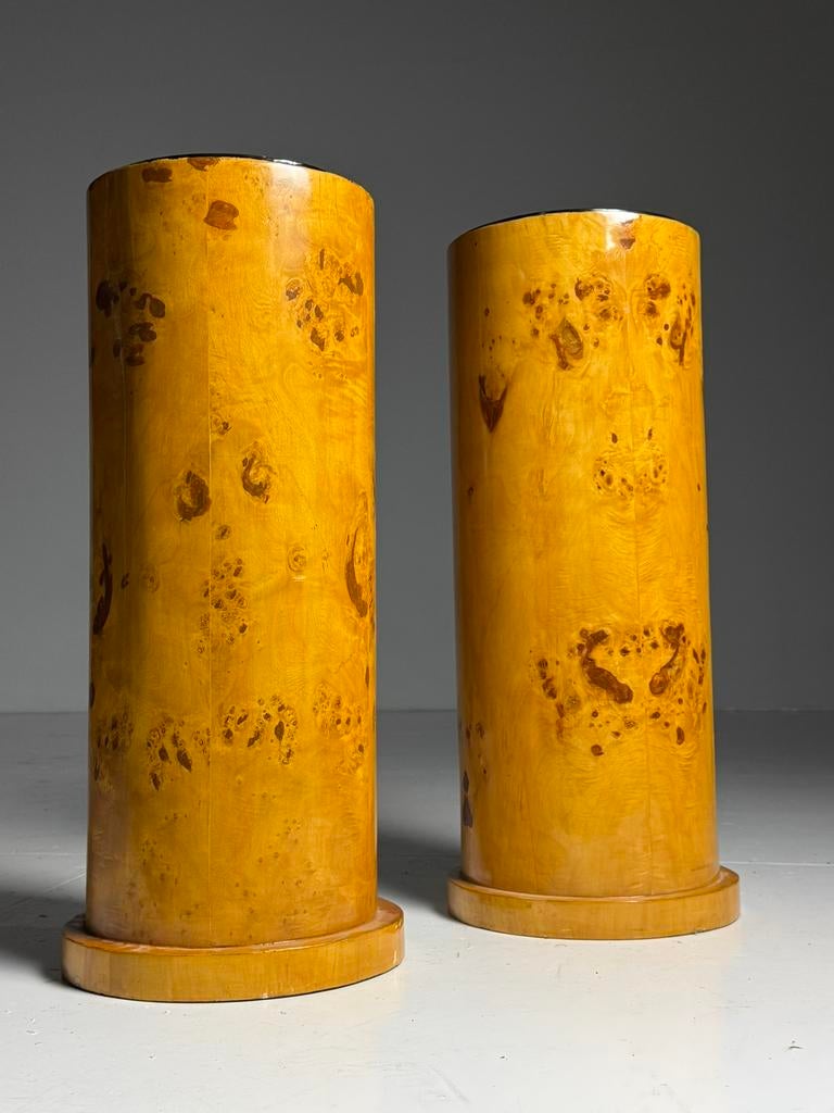 Wortel houten gefineerde zuilen 20e eeuw, Ophalen, Zo goed als nieuw