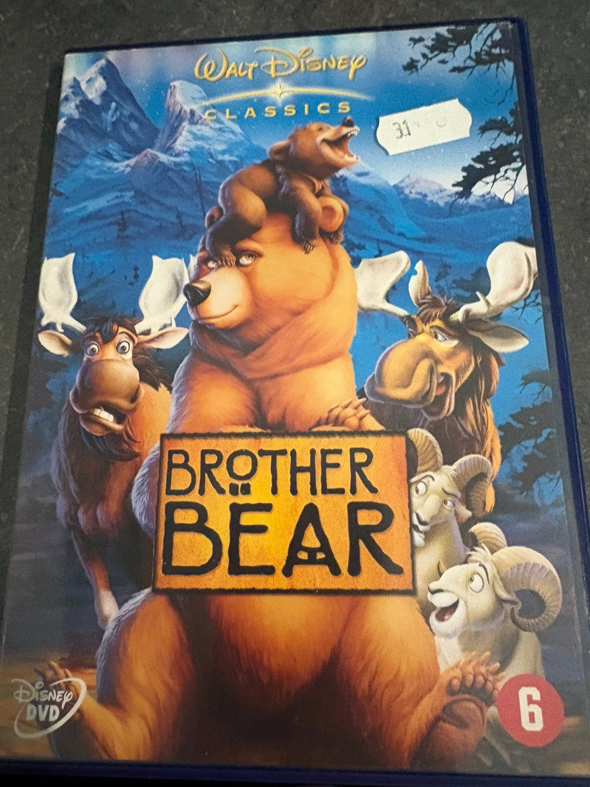 Brother Bear - Disney DVD (Nederlands gesproken), Avontuur, Gebruikt, Ophalen of Verzenden, Vanaf 6 jaar