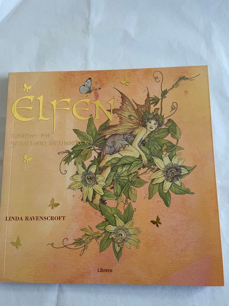 Elfen: Leren tekenen en schilderen - Linda Ravenscroft, Ophalen of Verzenden, Zo goed als nieuw, Tekenen en Schilderen
