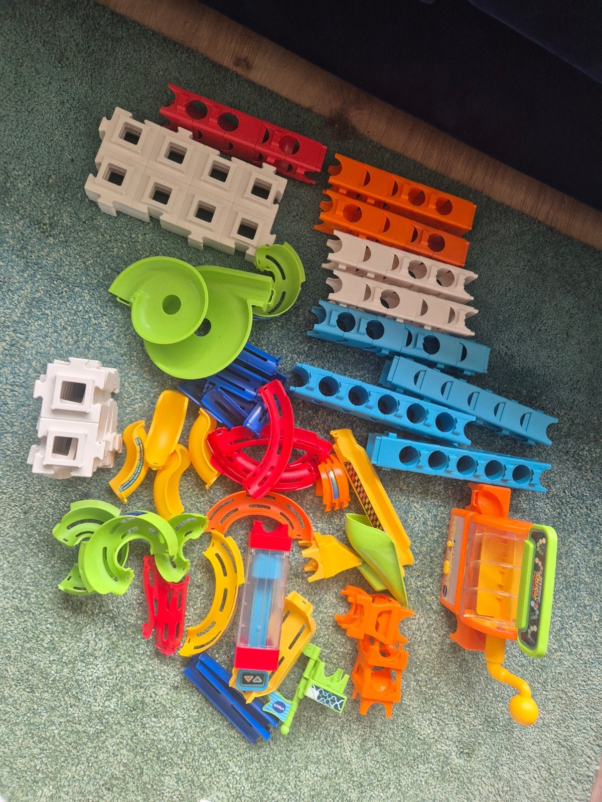 VTech Marble Rush Super Action Set knikkerbaan, Ophalen of Verzenden, Gebruikt