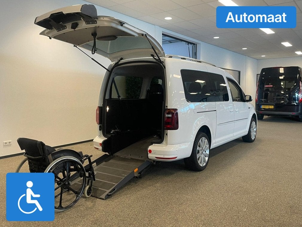 Volkswagen Caddy (bj 2018, automaat), Auto's, Volkswagen, Bedrijf, Te koop, Overige modellen, Aangepast voor mindervaliden, Achteruitrijcamera