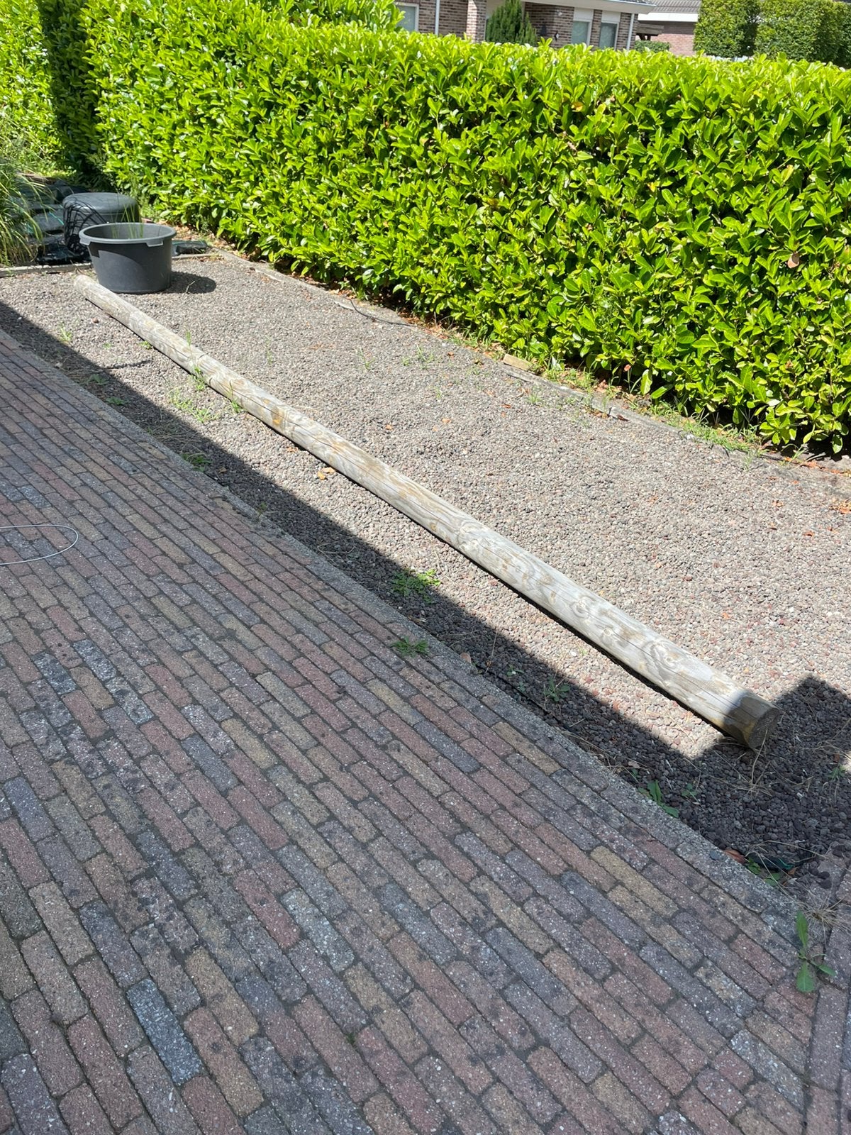 Houten paal, Ophalen, Zo goed als nieuw, Hout