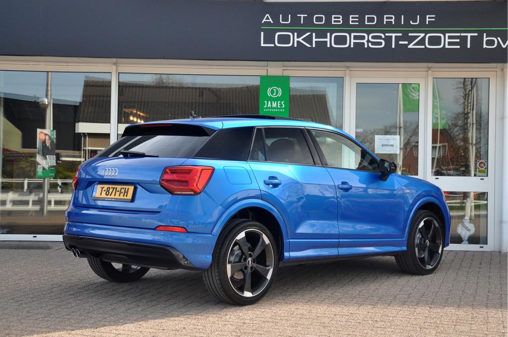 Audi Q2 35 TFSI S Edition | S-Tronic | Panoramadak | Trekhaa, Auto's, Audi, 15 km/l, 4 cilinders, 150 pk, Blauw