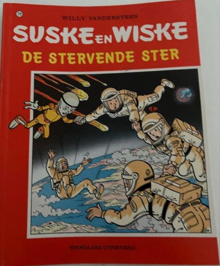 Suske en Wiske 239: De Stervende Ster - Willy Vandersteen, Eén stripboek, Ophalen of Verzenden, Gelezen