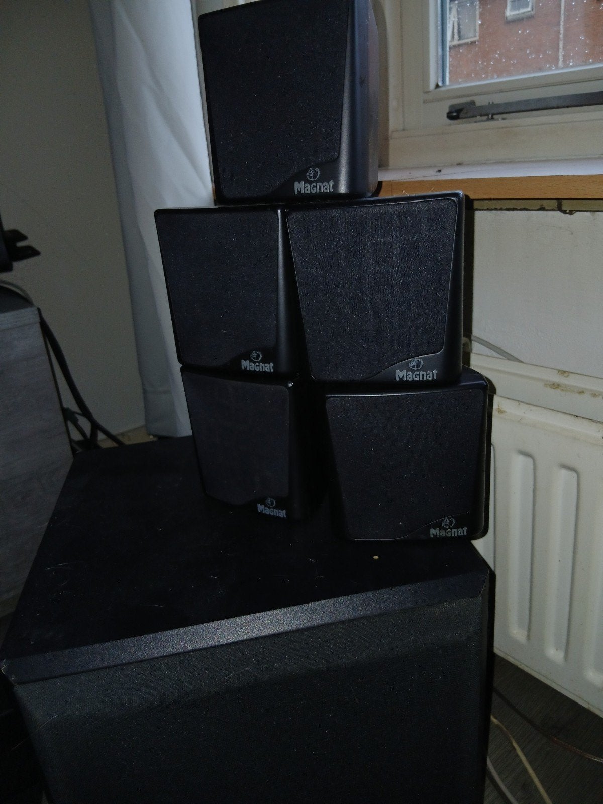 Magnat Active Subwoofer & Speakerset (5.1-systeem), Gebruikt, 70 watt of meer, 5.1-systeem, Overige spelers