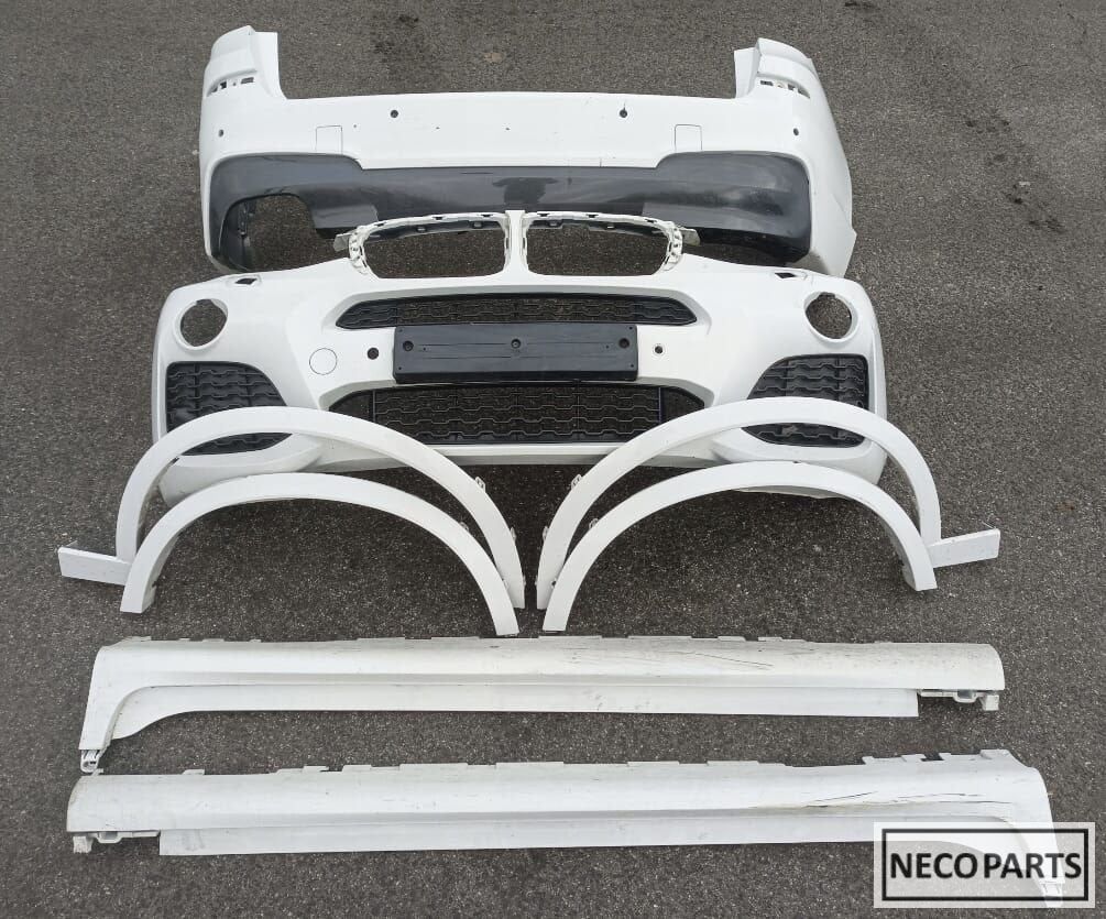 BMW X3 f25 X4 F26 M PAKKET BUMPER ZIJSKIRTS ORIGINEEL, Gebruikt, -, Ophalen of Verzenden, Achter