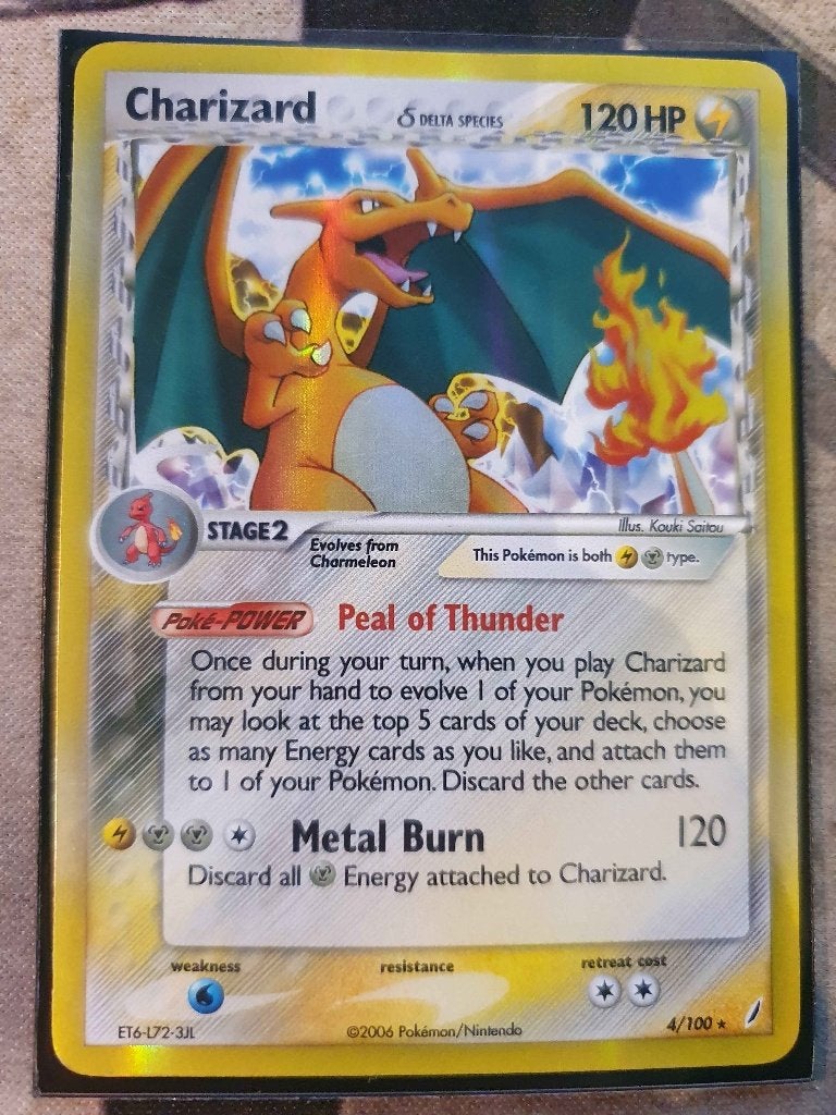 Charizard Crystal Guardian (holo), Ophalen of Verzenden, Gebruikt, Losse kaart, Foil
