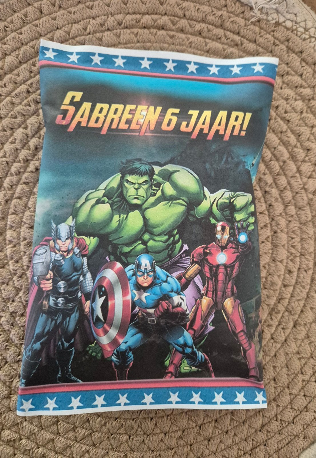 Marvel traktatie, Ophalen of Verzenden, Nieuw, Feestartikel, Verjaardag