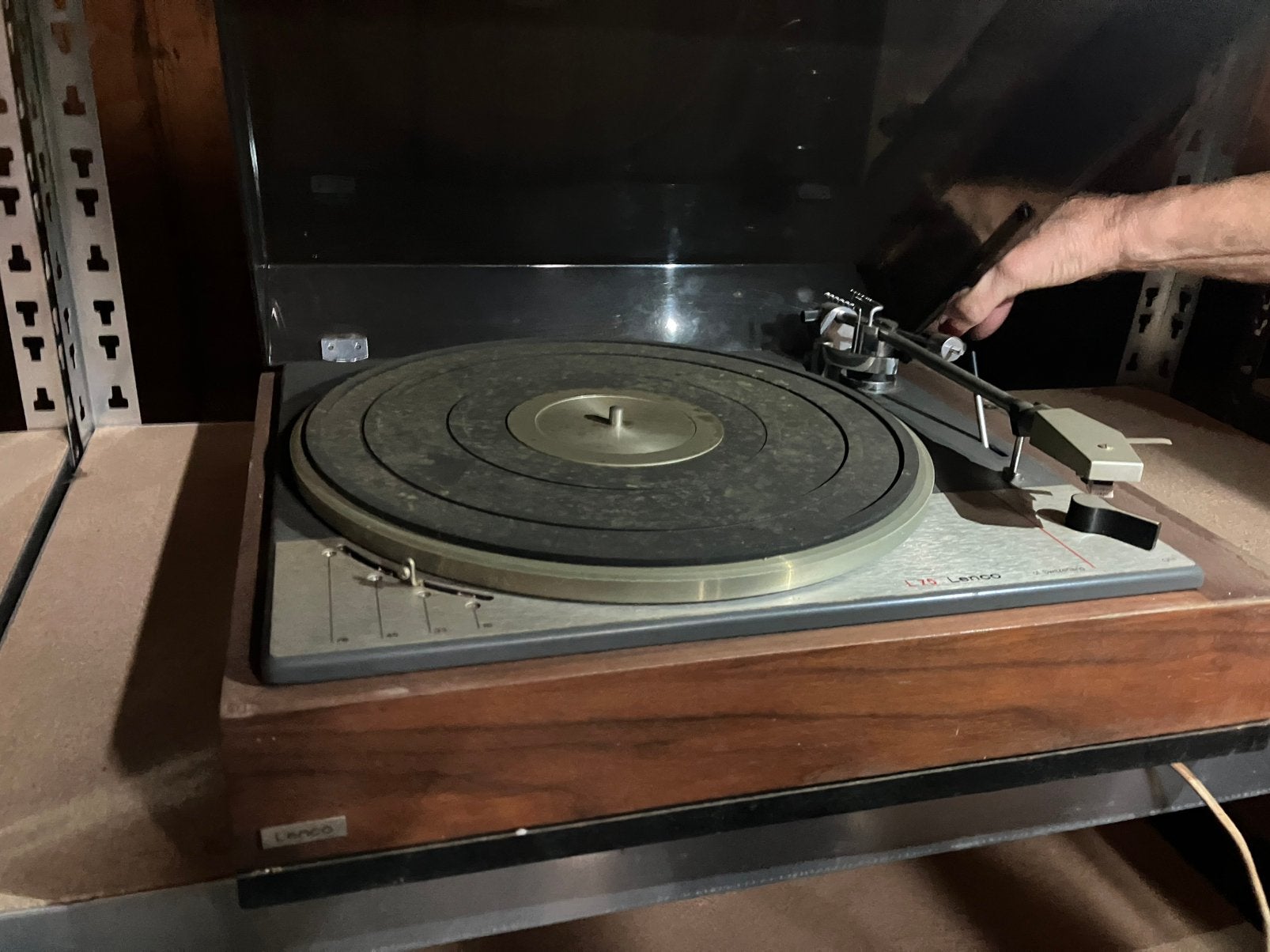 Platenspeler Linco L75 retro vintage, Ophalen of Verzenden, Zo goed als nieuw, Overige merken
