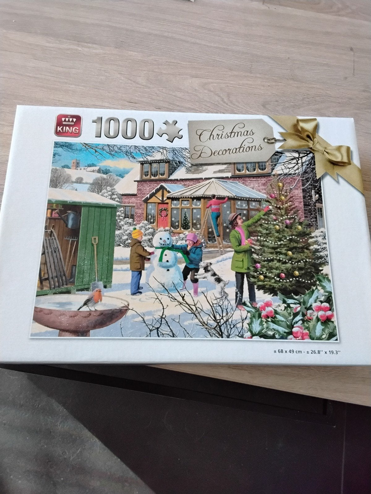king puzzel, Hobby en Vrije tijd, Denksport en Puzzels, Ophalen of Verzenden, 500 t/m 1500 stukjes