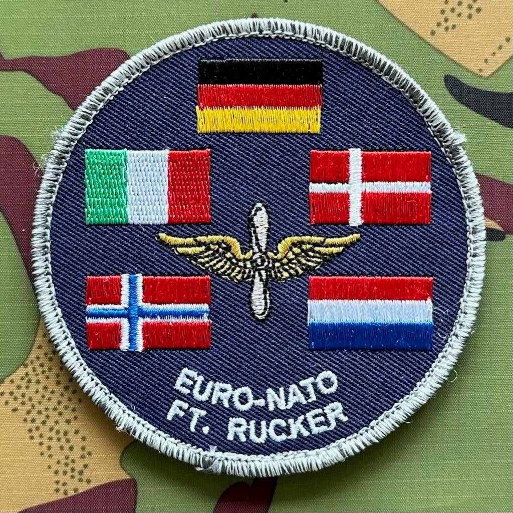 Patch RNLAF 302 SQN Ft. Rucker, Ophalen of Verzenden, Luchtmacht, Nederland, Embleem of Badge