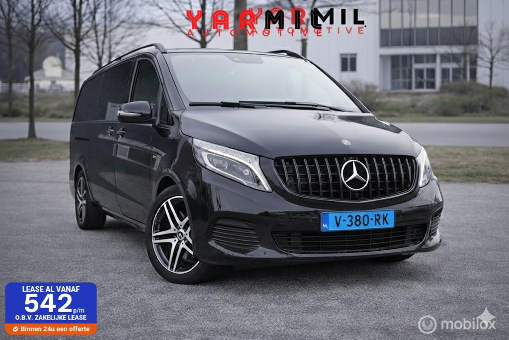 Mercedes V-klasse 250d Extra Lang Avantgarde Taxi-Ready, Auto's, Mercedes-Benz, Automaat, Gebruikt, 2500 kg, Zwart