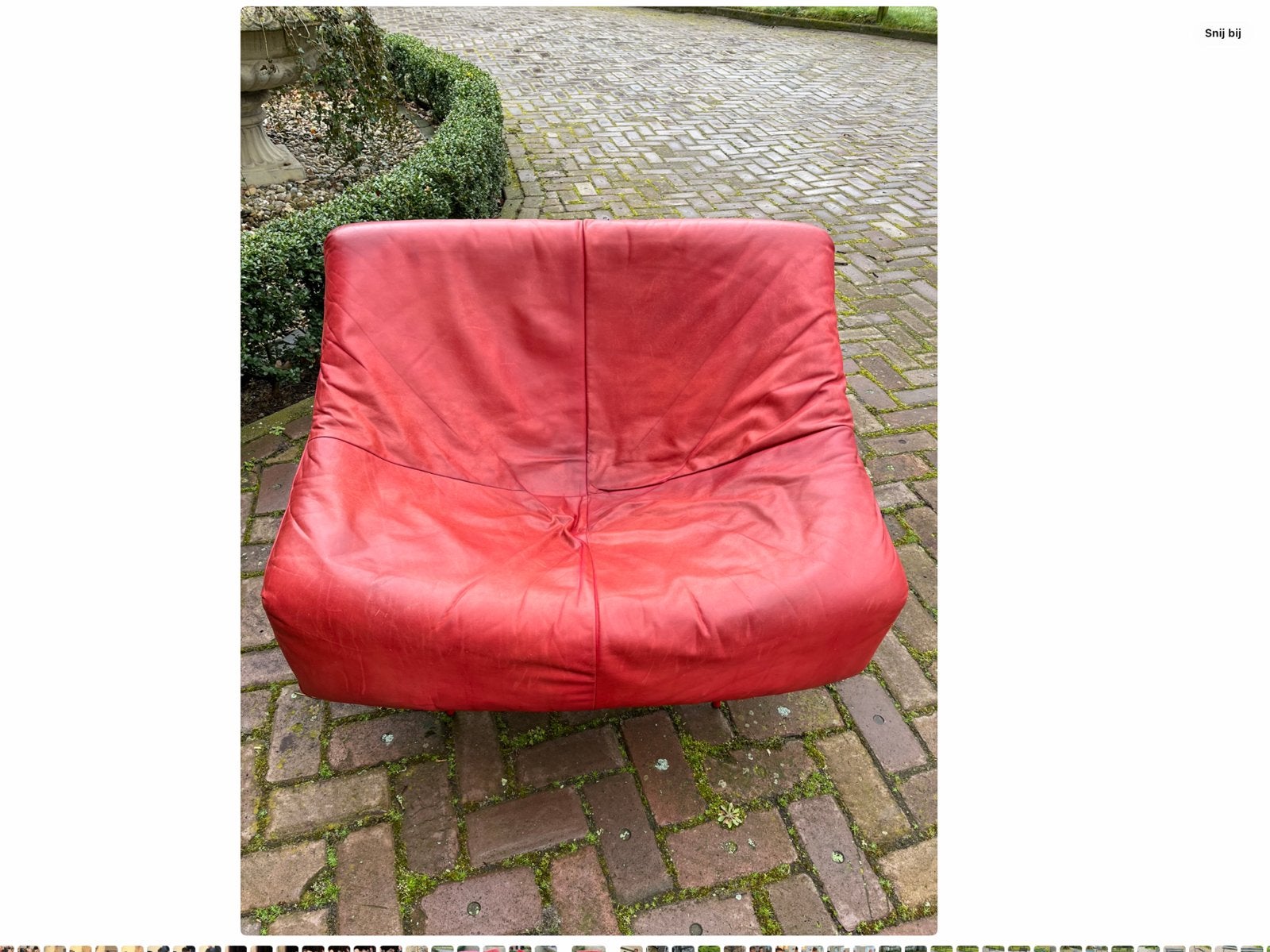 Montis Butterfly design stoel fauteuil Gerard van den Berg, Ophalen, Zo goed als nieuw, Leer, Design