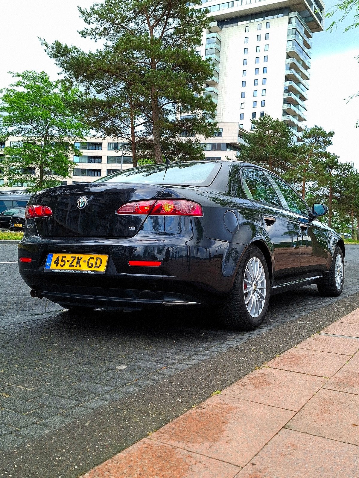 Alfa Romeo 159 1.8 MPI 103KW 2008 Zwart, Auto's, Alfa Romeo, 4 cilinders, 1796 cc, Zwart, Handgeschakeld