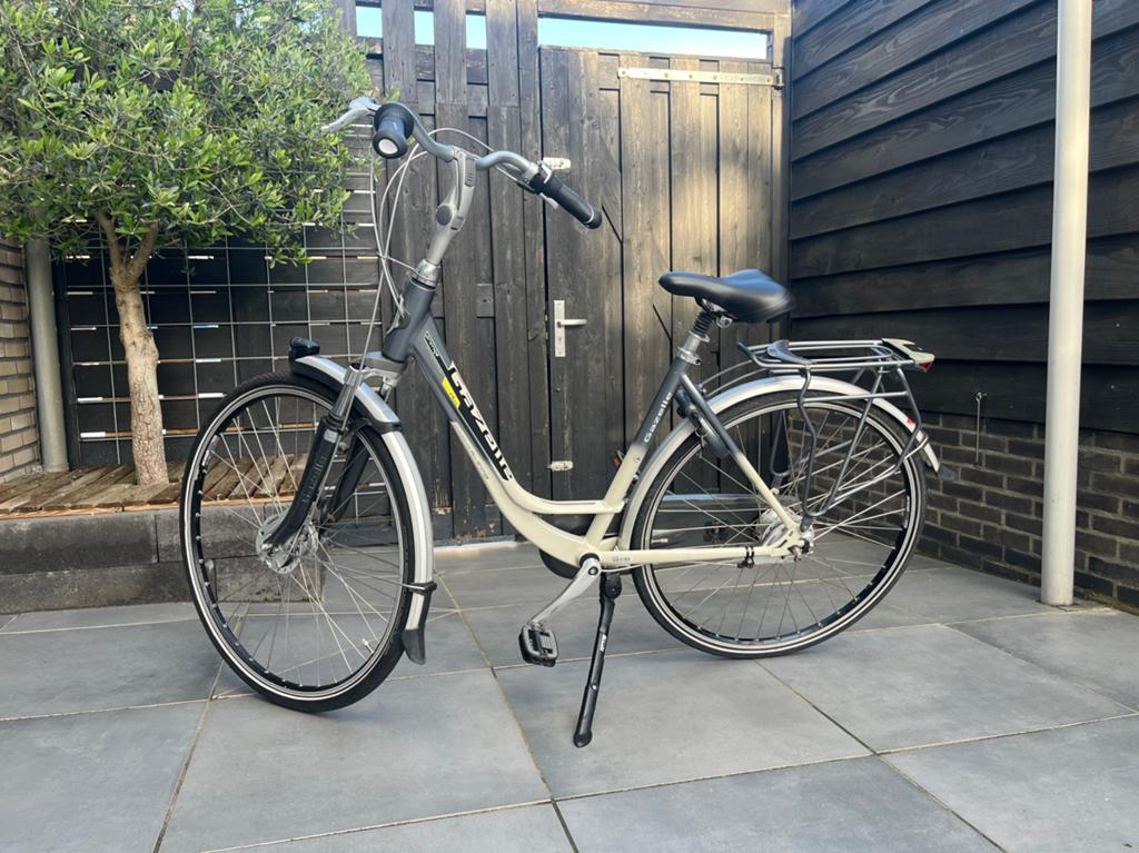 Gazelle damesfiets, Ophalen, 47 tot 50 cm, Versnellingen, Zo goed als nieuw