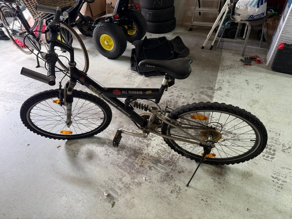 26 inch mountainbike met vering – opknapper, Fully, Ophalen, Gebruikt, Overige merken