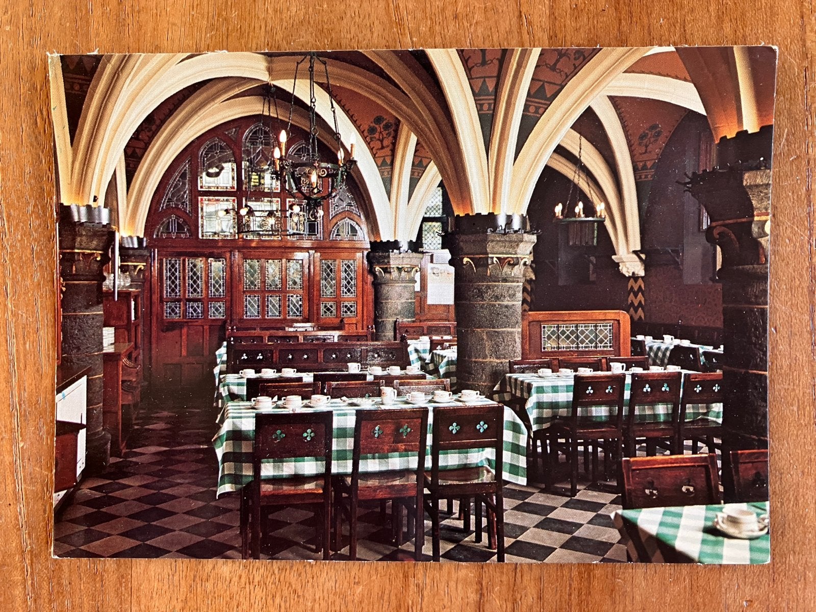 Raadskelder Gent. Restaurant - Tea-Room - Café, Verzamelen, Ophalen of Verzenden, 1960 tot 1980, Ongelopen, Oost-Vlaanderen