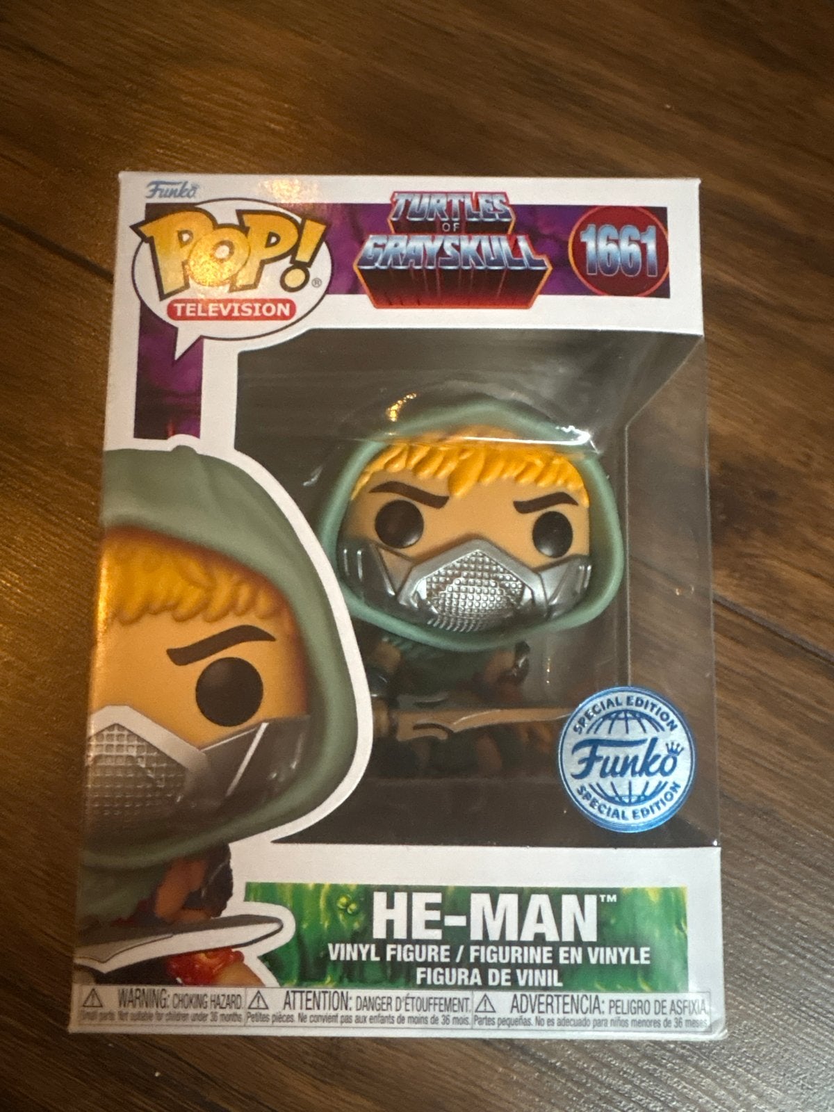 Funko POP! Television He-Man #1661 Turtles of Grayskull, Ophalen of Verzenden, Nieuw