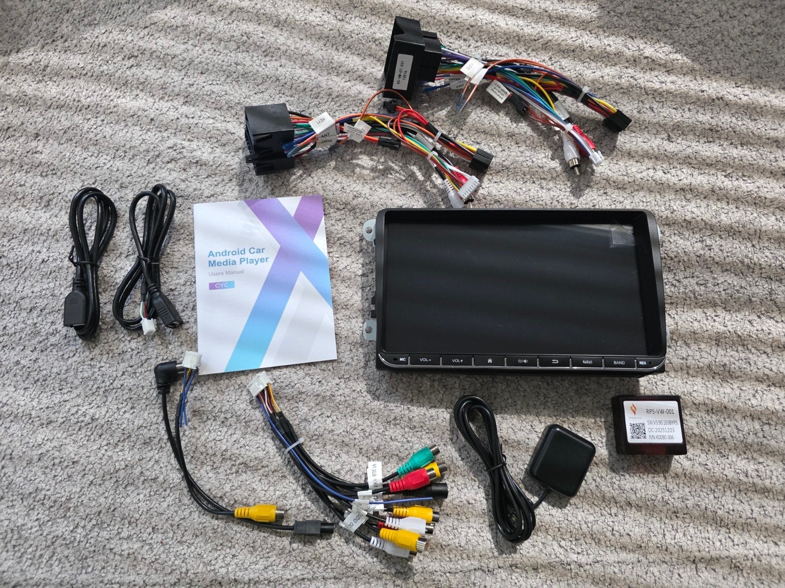 9 inch Volkswagen CarPlay Ingebouwd Autoradio, Ophalen, Nieuw
