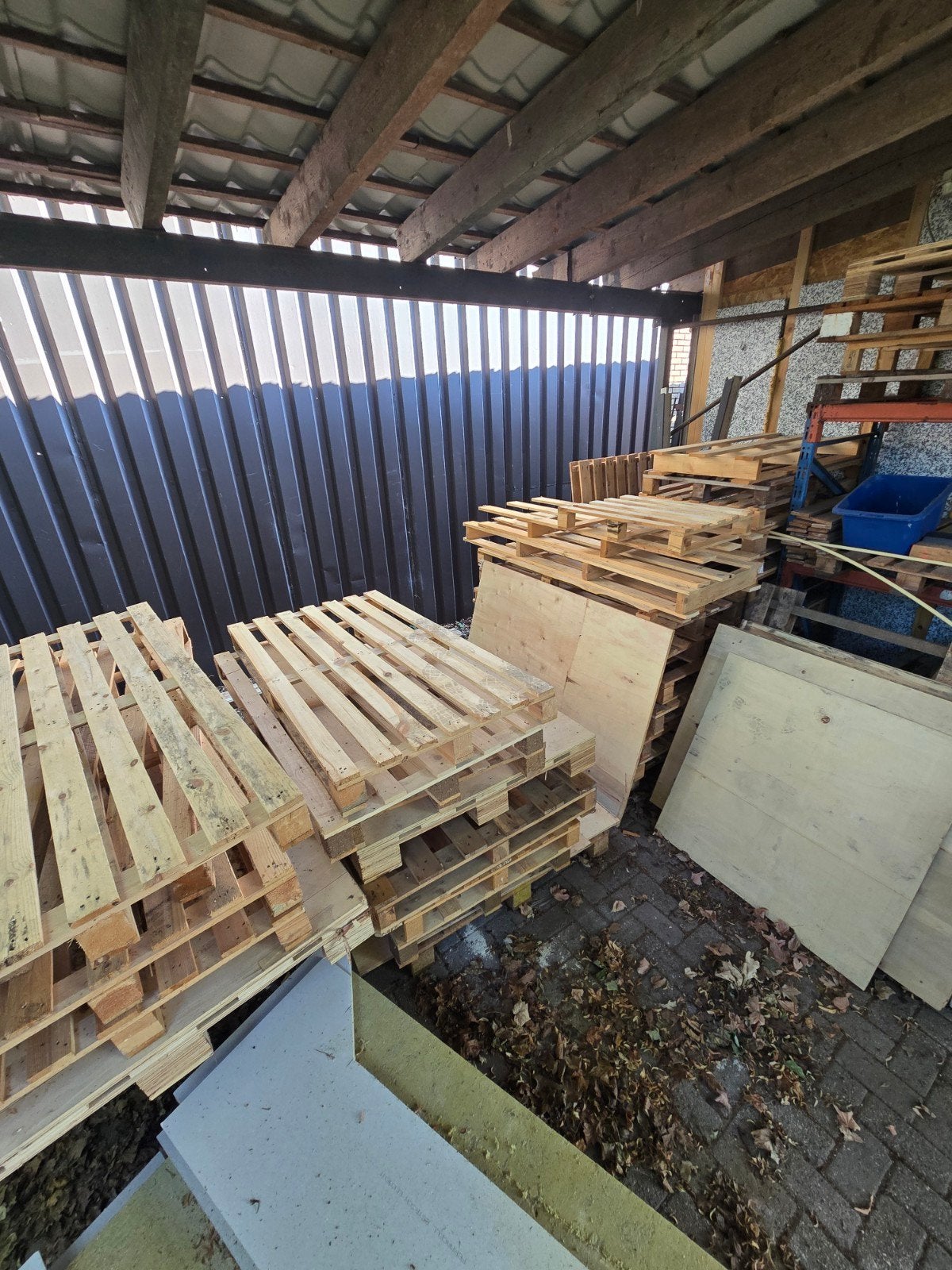 Gratis Partij gebruikte pallets, diverse afmetingen (ca. 40, Ophalen, Gebruikt, Overige houtsoorten, Pallet