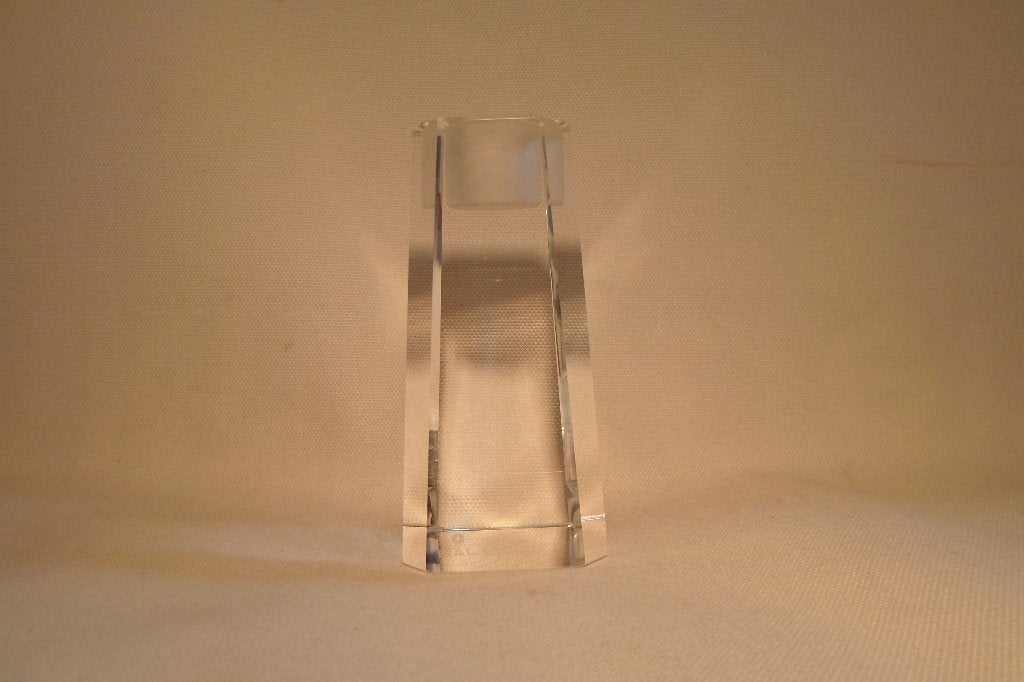 Kandelaar Kristal Voor 1 Kaars, 10 cm, Ophalen of Verzenden, Kandelaar, Glas
