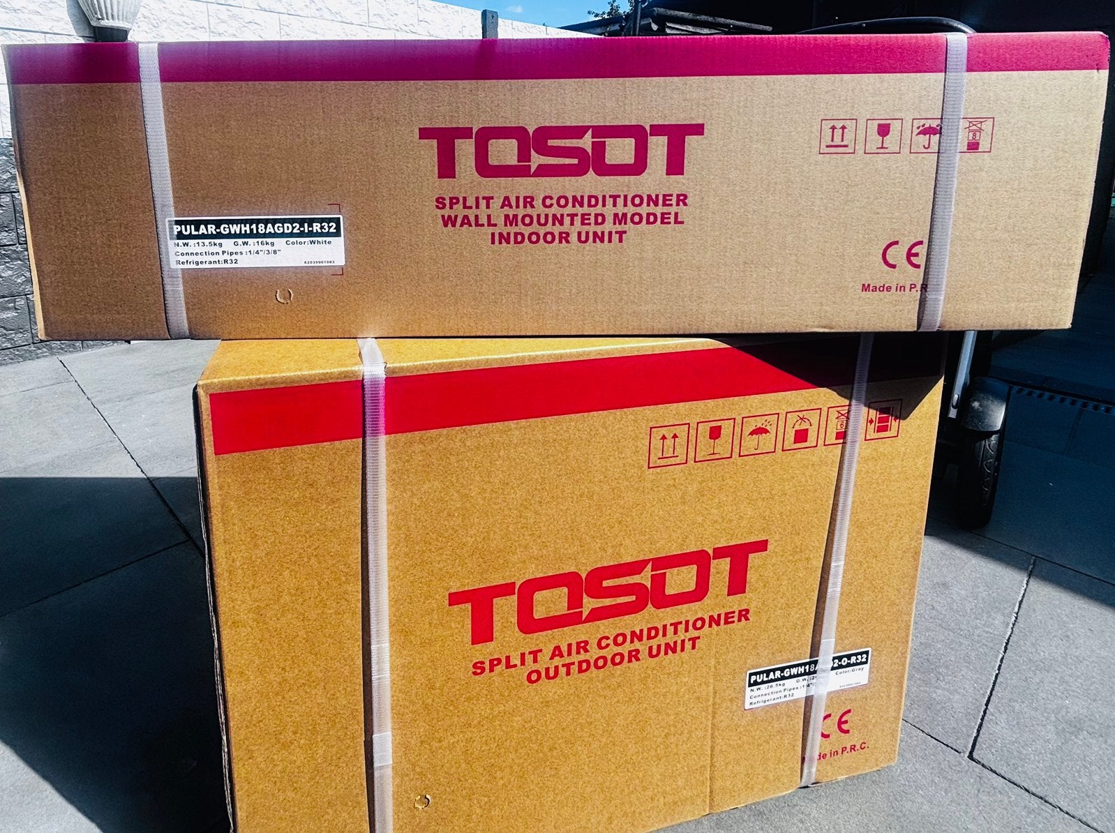 Tosot Pular 4,6kW Inverter Split Airco Set - Nieuw in doos, Witgoed en Apparatuur, Airco's, Nieuw, 3 snelheden of meer, Ophalen of Verzenden