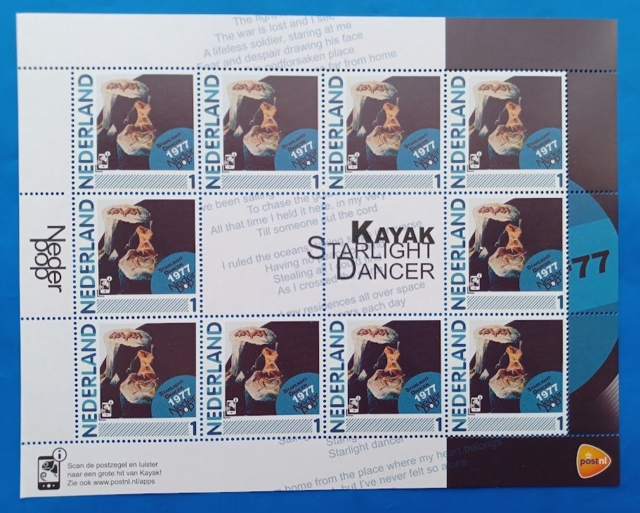 NVPH 2791-Ab- 8 2012 Nederpop - Kayak, Postzegels en Munten, Verzenden, Na 1940, Postfris