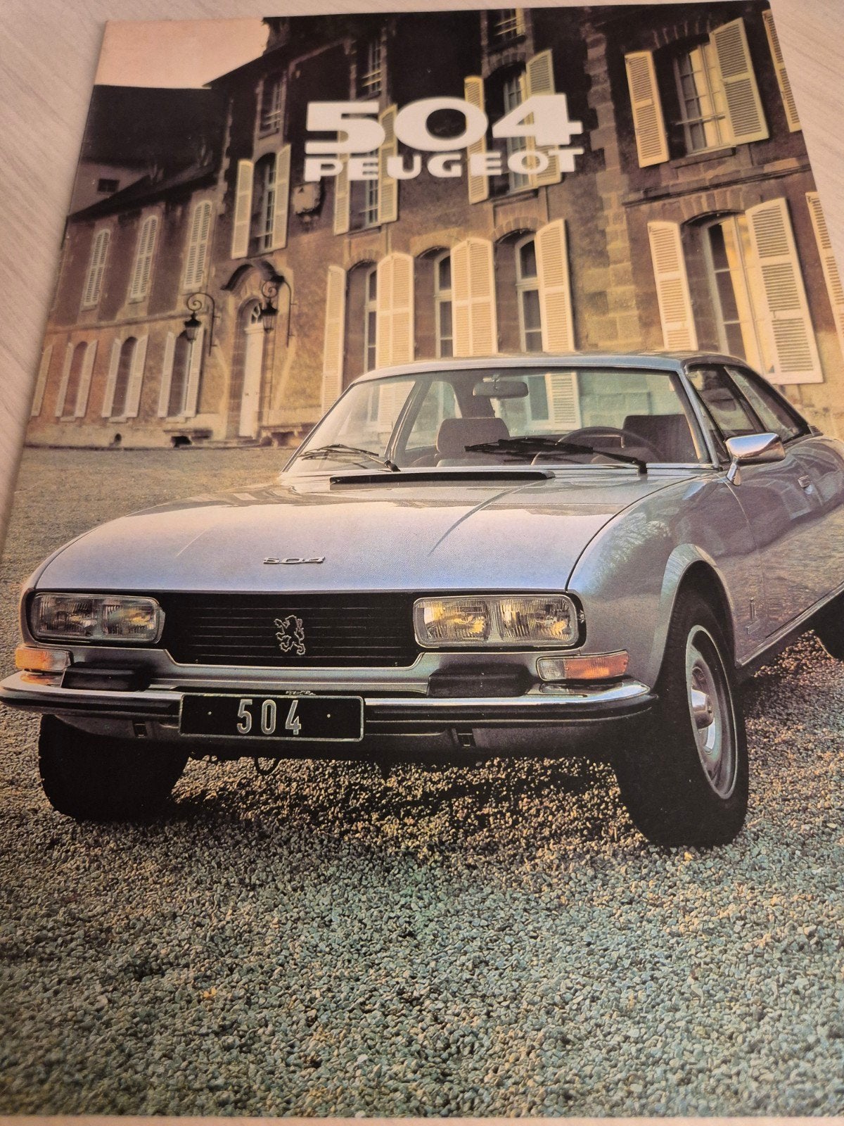 1979 Nederlands Peugeot 504 coupé cabriolet folder izgst, Ophalen of Verzenden, Zo goed als nieuw, Peugeot