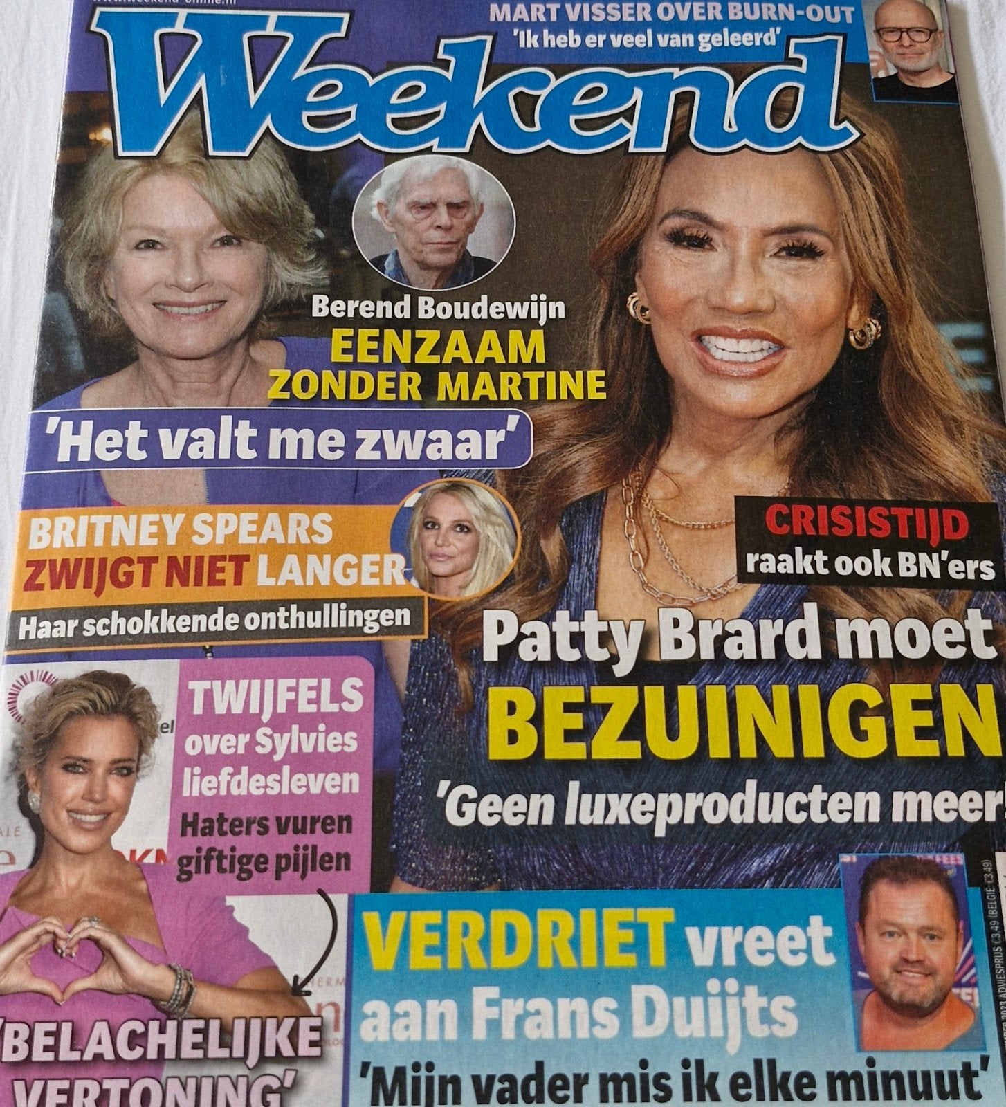 Weekend Magazine - Patty Brard,  elsje de wijn, Ophalen of Verzenden, Gelezen, Gossip of Showbizz