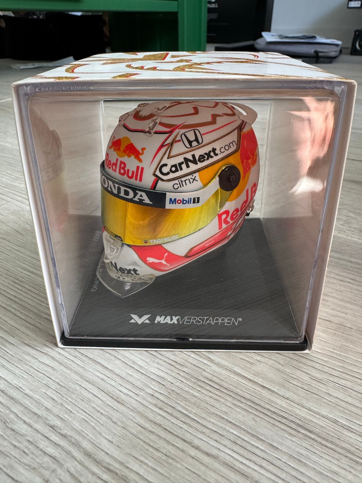 Max Verstappen Helm Schaalmodel 2021 - Nieuw in doos, Overige merken, 1:50 of kleiner, Overige typen, Nieuw