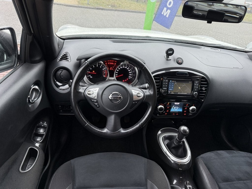 Nissan Juke 1.2 DIG-T S/S Tekna | navi |airco | (bj 2017), Auto's, 639 kg, Euro 6, 116 pk, Wit