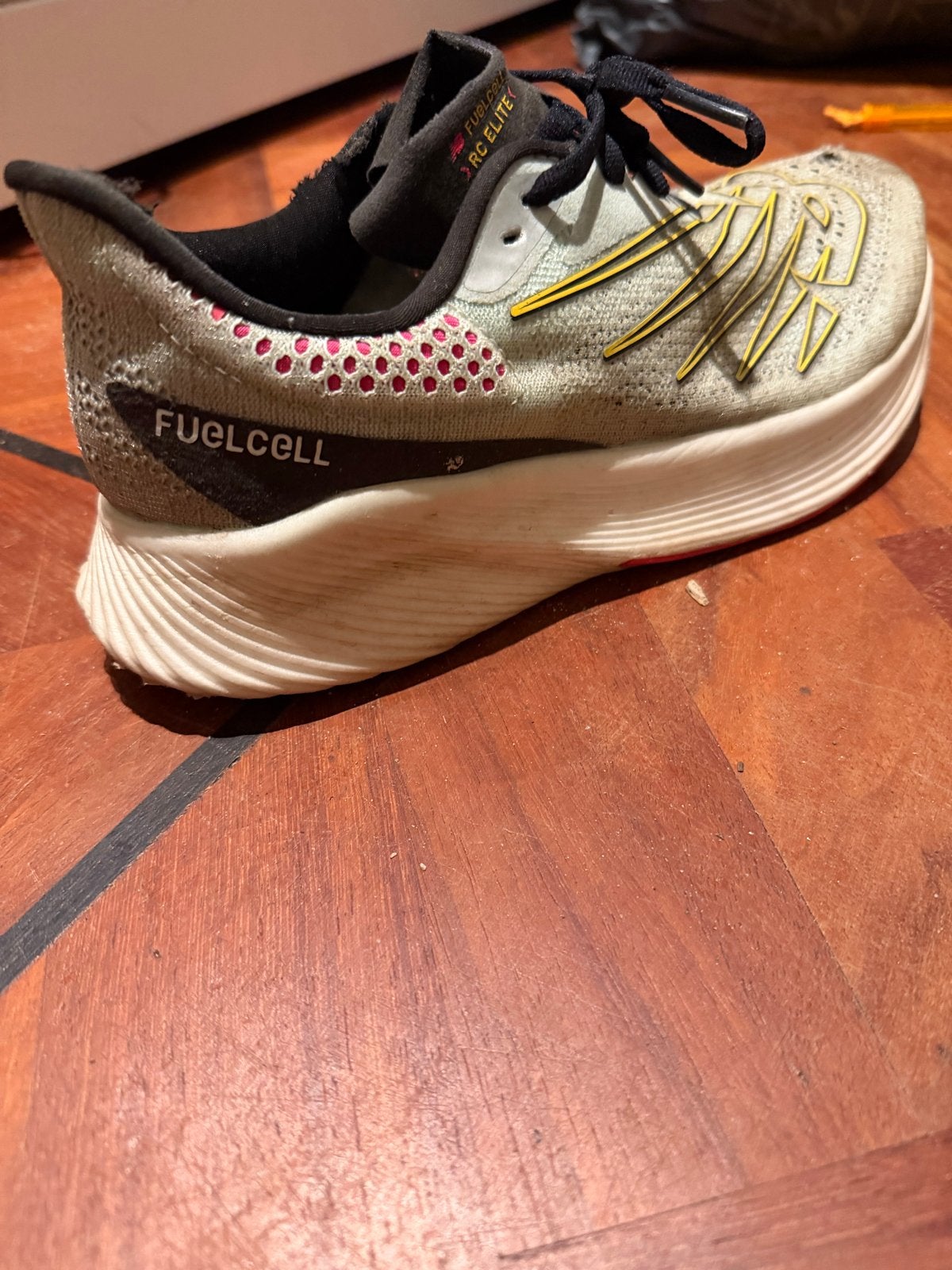 Dames New Balance FuelCell RC Elite hardloopschoenen, Overige merken, Gebruikt, Hardloopschoenen, Ophalen of Verzenden