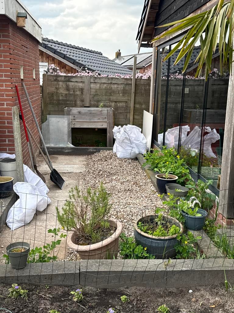 Schelpen voor tuinpad of decoratie, Dieren en Toebehoren, Vogels | Hokken en Kooien, Ophalen, Overige materialen, Volière