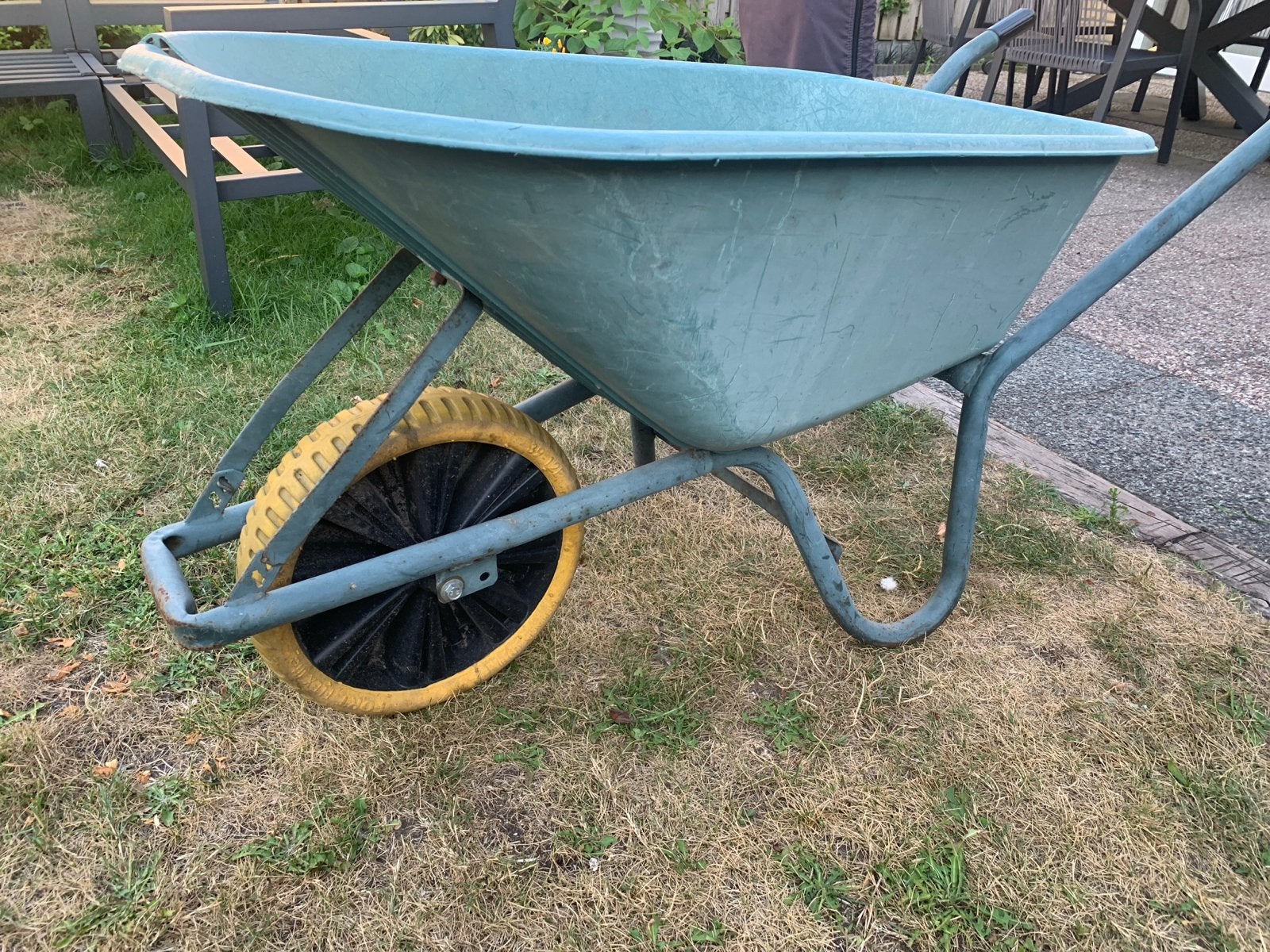 Kruiwagen, Ophalen, Gebruikt, Handmatig, Eenwielig