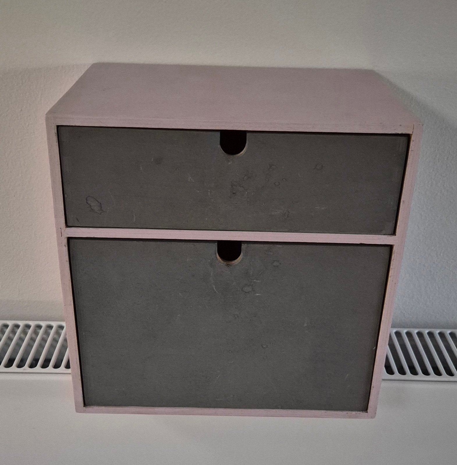 IKEA Moppe kastje - 2 laden - zelf te verven, Huis en Inrichting, Minder dan 50 cm, Gebruikt, 1 of 2 laden, Ophalen of Verzenden