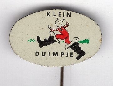 Klein Duimpje blik sprookjes speldje ( W_192), Verzenden, Nieuw, Figuurtje, Speldje of Pin