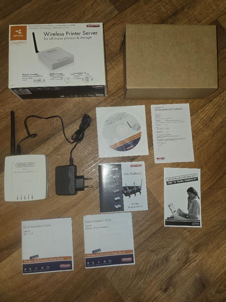 Sitecom Wireless Printer Server WL-303, Ophalen of Verzenden, Gebruikt, Onbekend