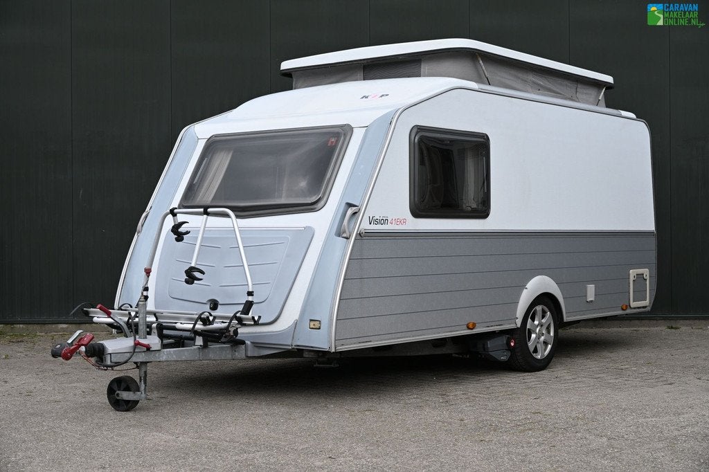 Kip Vision 41 EKR |Mover|Luifel|Hefdak|Lengteslaper|BOVAG25, Caravans en Kamperen, Caravans, Standaardzit, Kip, Tot en met 2, Bedrijf