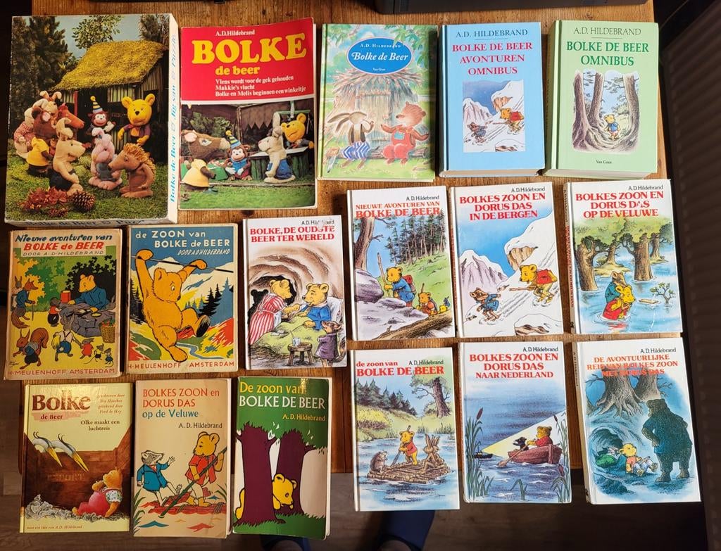 Bolke de Beer - boekjes / puzzel - A.D. Hildebrand, Gelezen, Ophalen of Verzenden, A.D. Hildebrand, Sprookjes