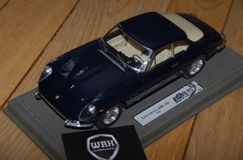 1:18 Ferrari 400 Superamerica d.blue BBR see info WRH, Verzenden, Zo goed als nieuw, Auto, Overige merken