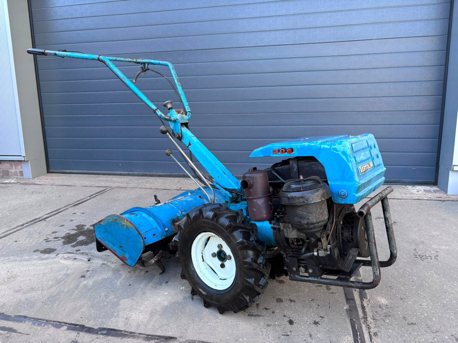Bertolini freesmachine, Ophalen, Gebruikt, Benzine, Tuinfrees