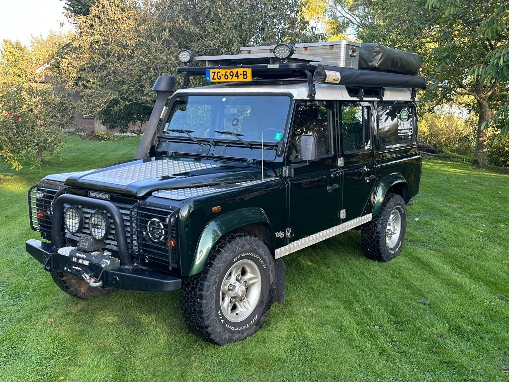 Defender 110 TD5 – expeditieklaar - eerst huren mogelijk, Stof, LED dagrijverlichting, 241 €/maand, 2042 kg