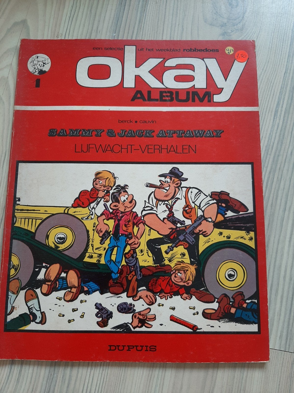 Okay Album: Sammy & Jack Attaway Lijfwacht-Verhalen, Boeken, Stripboeken, Ophalen of Verzenden