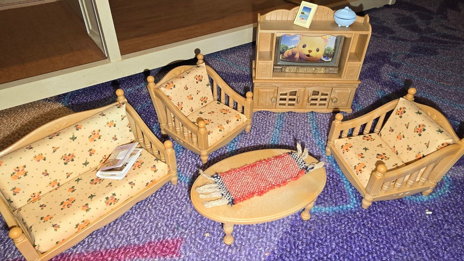 sylvanian families woonkamer, Verzamelen, Ophalen of Verzenden, Zo goed als nieuw, Poppenhuis