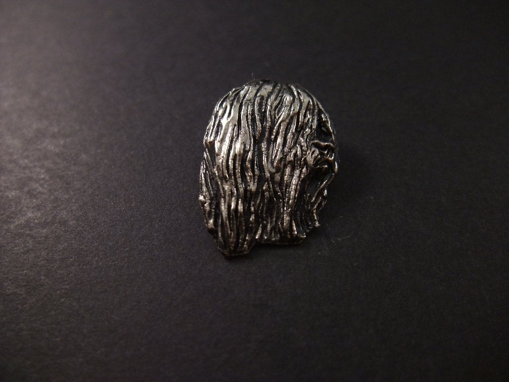 Komondor waakhond , zilverkleurige pin, Ophalen of Verzenden, Gebruikt, Overige onderwerpen